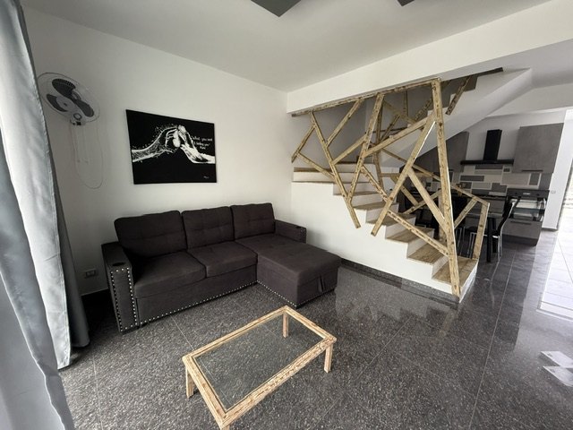 Ca Preciosa salotto con scala interna duplex Boa Vista